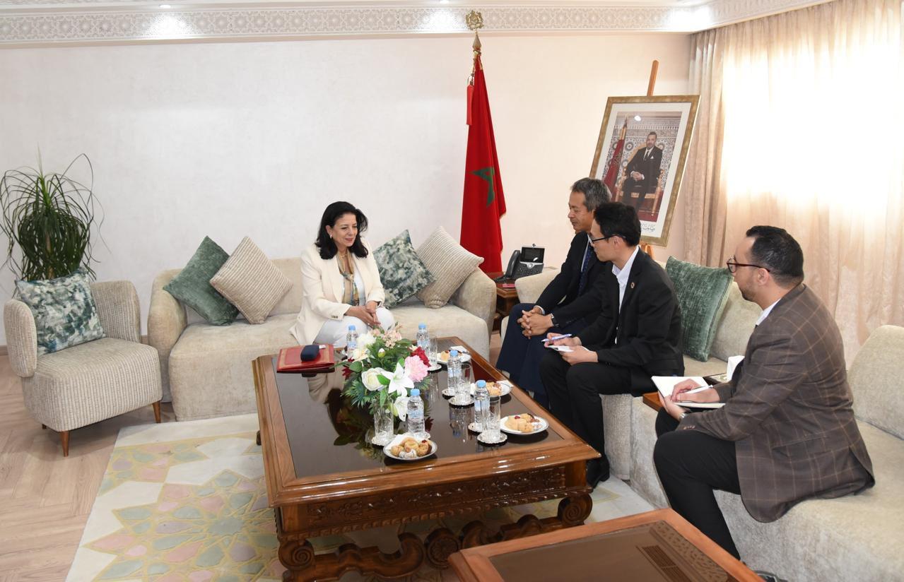 Madame La Ministre a reçu, le 18 juin 2025, M. Tomoyuki Kawabata, Représentant Résident de l'Agence Japonaise de Coopération Internationale (JICA) au Maroc.