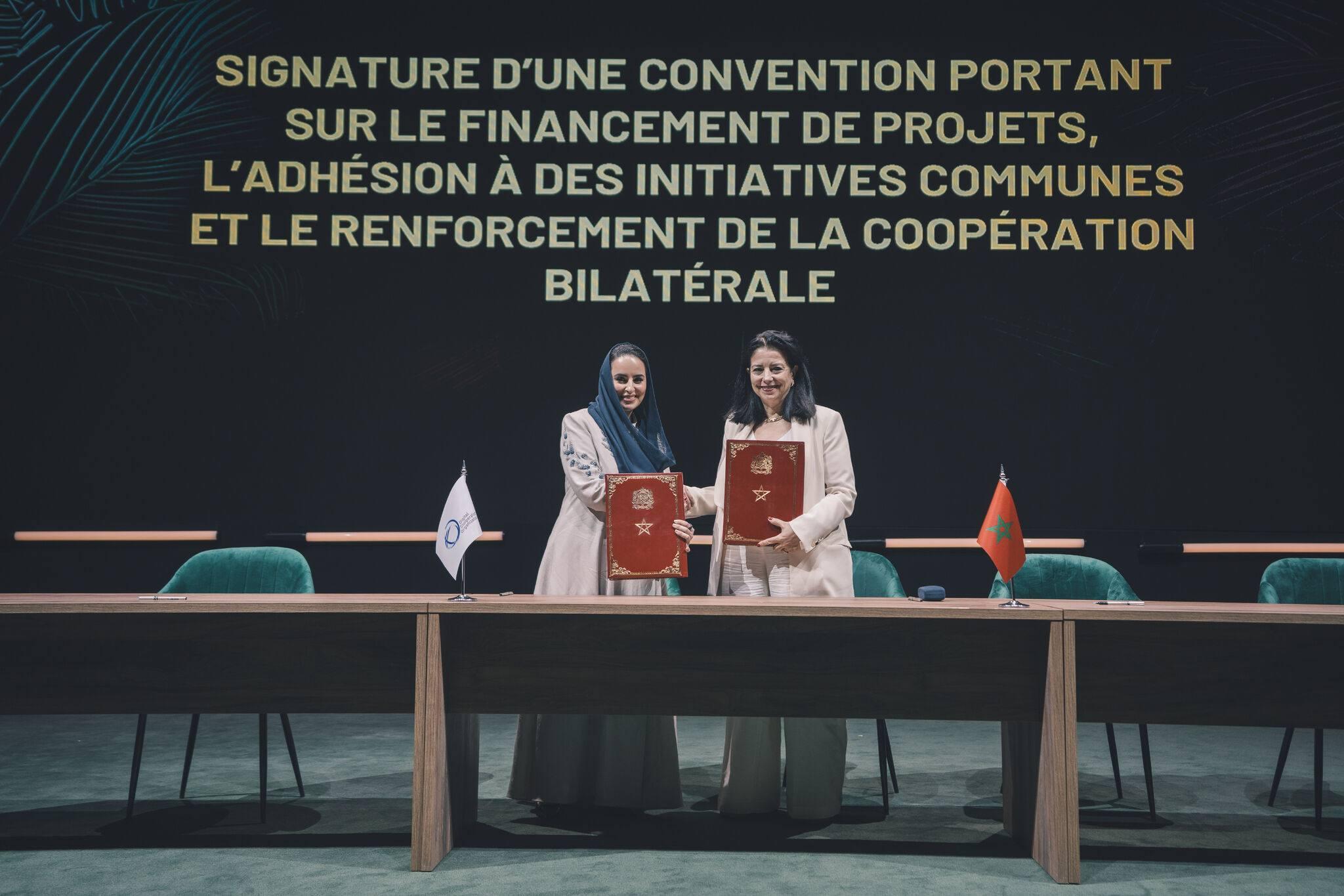 Mme la Ministre a signé avec Mme Deemah Al Yahya, Fondatrice et Secrétaire générale de l’Organisation de Coopération Numérique, une convention portant sur la promotion d’un numérique centré sur l’humain, fondé sur l’éthique, l’équité et l’autonomisation.