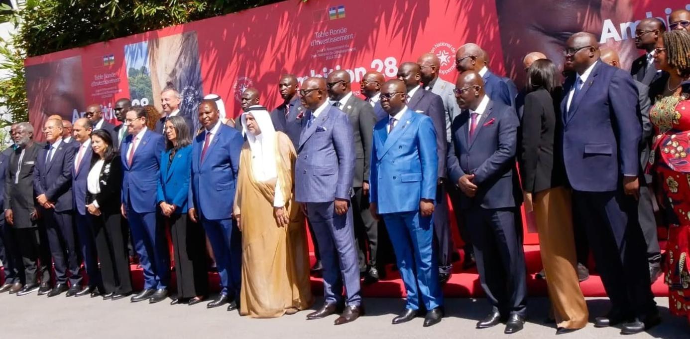 Madame la Ministre a participé à la cérémonie d’ouverture internationale sur le financement du Plan National de Développement de la République centrafricaine.