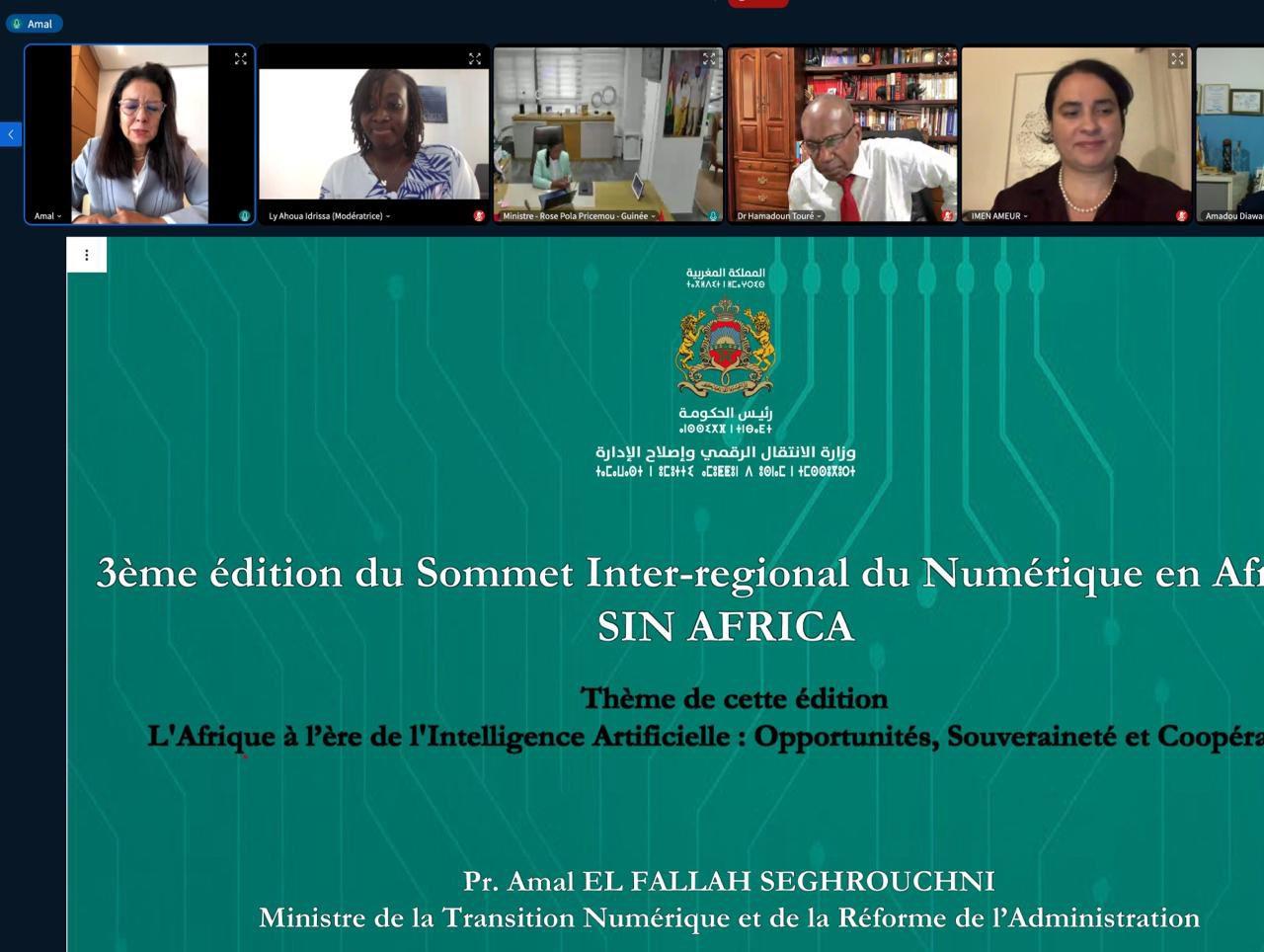 Madame la Ministre a pris part, le 16 octobre 2025, à l’ouverture du Sommet Inter-régional du Numérique en Afrique, sous le thème « L’Afrique à l’ère de l’intelligence artificielle : opportunité, souveraineté et coopération ».