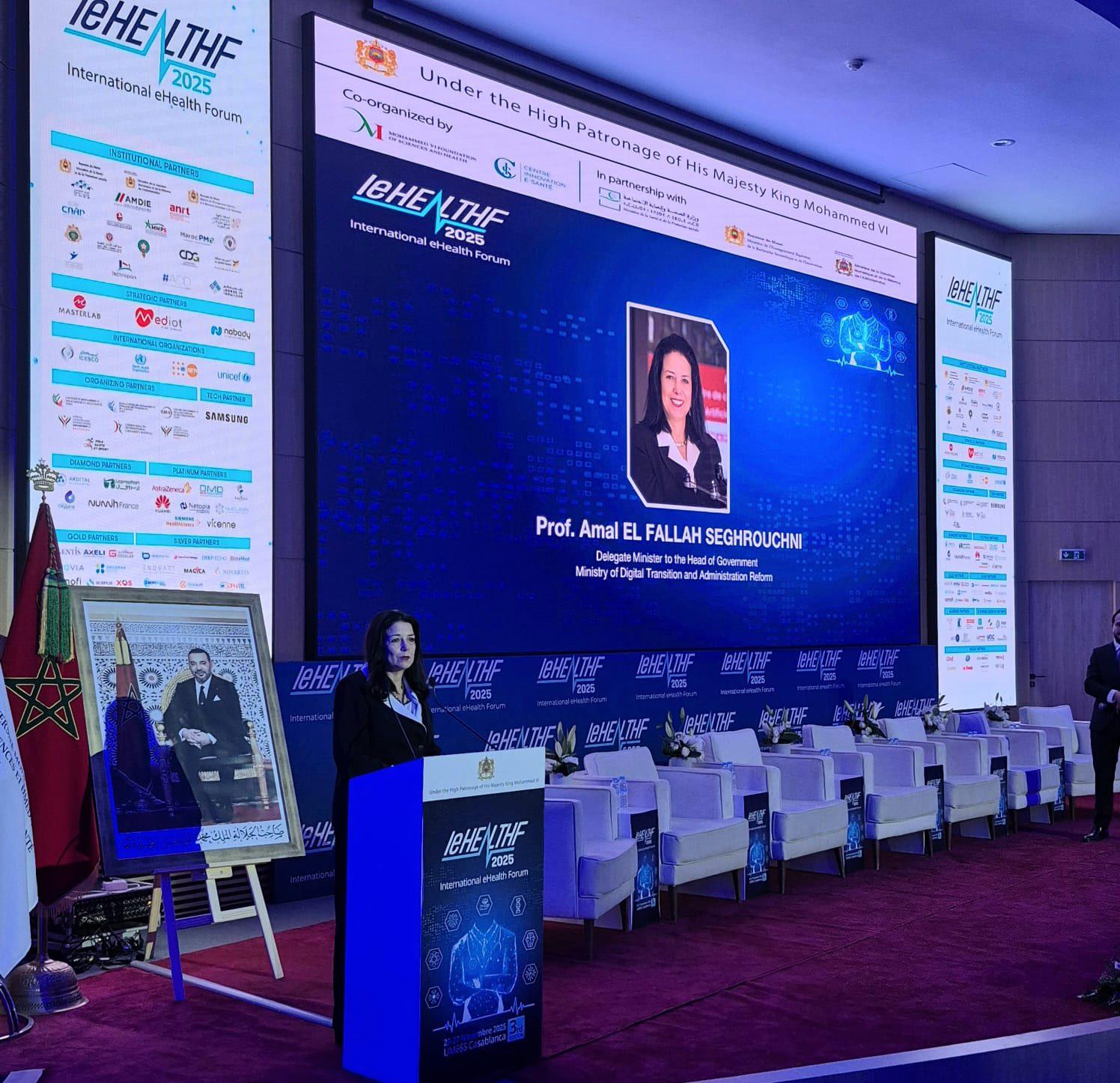 Mme la Ministre a pris part, le 25 novembre 2025, au Forum international de la e-santé.