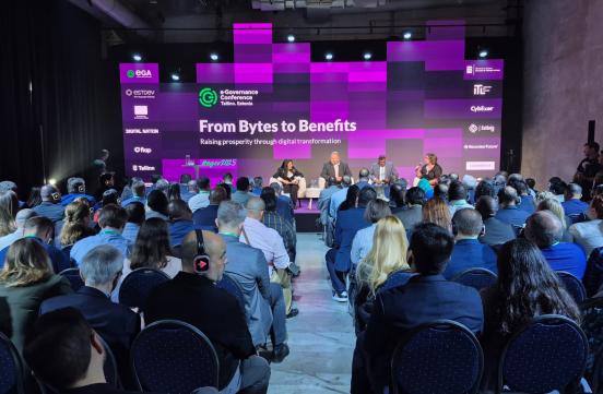 Dans le cadre de sa mission, Madame la Ministre, le 28 mai 2025, a pris part au panel intitulé “From bytes to benefits: a strategic approach to digital transformation” dans le cadre de la e-Governance Conference.