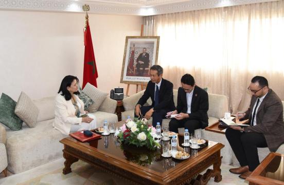 Madame La Ministre a reçu, le 18 juin 2025, M. Tomoyuki Kawabata, Représentant Résident de l'Agence Japonaise de Coopération Internationale (JICA) au Maroc.