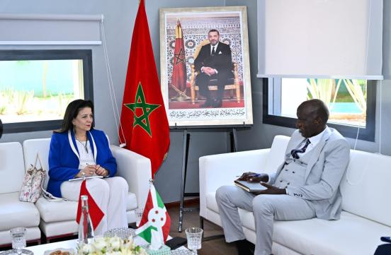 Madame la Ministre a accueilli des responsables africains, en marge de la clôture de la soixantième session du conseil d'administration du Centre africain de Recherche Administrative et de Formation pour le Développement (CAFRAD).