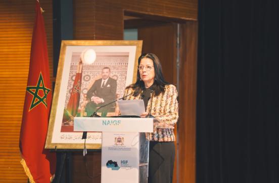 Madame la Ministre a présidé, le 24 novembre 2025, l’Ouverture de la 9ᵉ Réunion du Forum Afrique du Nord sur la Gouvernance de l’Internet.