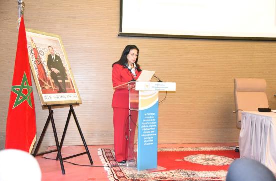 Madame la Ministre Amal EL FALLAH - SEGHROUCHNI préside au CAFRAD le colloque international sur « Le Maroc, laboratoire de la coopération Sud-Sud : Une Vision Royale du développement partagé et inclusif en Afrique »