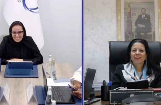 Madame la Ministre a tenu, le 02 décembre 2025, une réunion de travail avec la Secrétaire générale de la Digital Cooperation Organization (DCO).