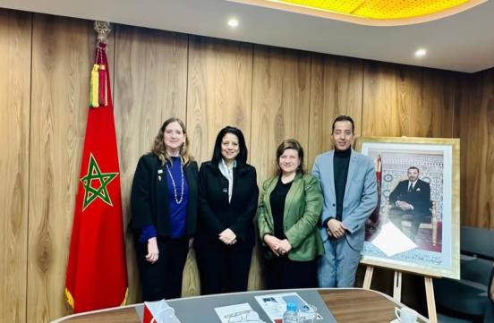 Madame la Ministre a reçu à Rabat, le 24 Janvier 2026, Mme Gretchen Krantz Evans, responsable régionale de la (USTDA), dans le cadre du renforcement de la coopération bilatérale entre le Maroc et les États-Unis autour de projets numériques structurants.