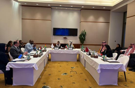 Madame la Ministre affectée a participé, le 04 février 2026, à la première réunion du Comité ministériel sur les fake News, qui s'est tenue en marge de la cinquième Assemblée générale de l'Organisation de coopération numérique au Koweït.