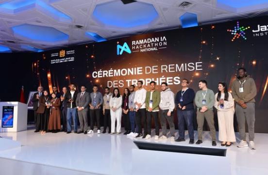 Madame la Ministre a assisté, le 30 mars 2026 à Rabat, à la cérémonie de la remise des Trophées de la compétition Hackathon « RamadanIA ». 