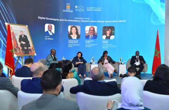 Dans le cadre de la 4ème édition de l'exposition "GETEX Afrique Maroc 2026", Mme la Ministre a participé à une session intitulée : "Souveraineté numérique et innovation partagée : vers le modèle de gouvernance euro-africaine".