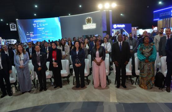 Dans le cadre de la 4ème édition de l'exposition "GETEX Afrique Maroc 2026", Mme la Ministre a participé à une session intitulée : "Souveraineté numérique et innovation partagée : vers le modèle de gouvernance euro-africaine".