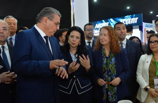 Dans le cadre du Gitex Africa Maroc 2026, Monsieur Aziz Akhannouch, Madame Amal El Fallah Seghrouchni ainsi que Madame Ilaria Carnevali ont présidé l’ouverture du pavillon Digital for Sustainable Development (D4SD).
