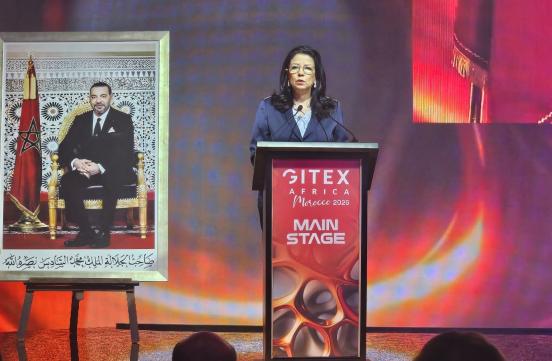 madame la Ministre a pris part à l'ouverture officielle, le Mardi 07 Avril 2026 à Marrakech, de "GITEX Africa Morocco 2026".