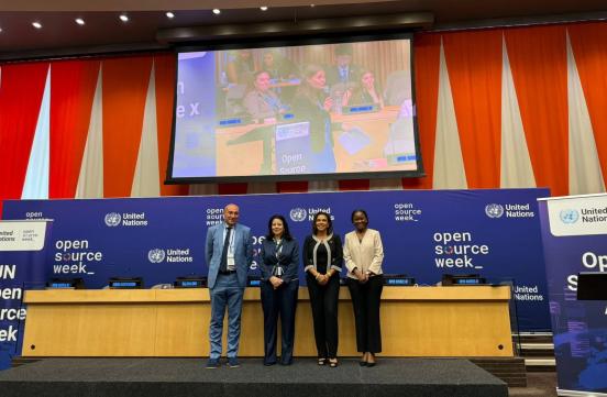 En tant que coorganisateur de la Semaine des logiciels libres des Nations Unies 2026 (United Nations Open Source Week 2026), le Royaume du Maroc, représenté par Madame Amal El Fallah Seghrouchni, Ministre de la Transition Numérique et de la Réforme de l’Administration, a pris part au débat de haut niveau consacré à l’intelligence artificielle open source au service du développement numérique, tenu au siège des Nations Unies à New York.