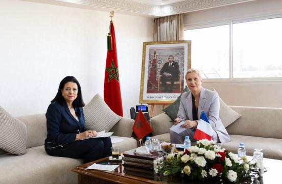 Mme la Ministre a tenu, le 16 juillet 2026 à Rabat, des entretiens bilatéraux avec Mme Anne Le Hénanff, Ministre chargée de l’Intelligence artificielle et du Numérique en France. 